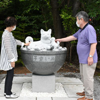 小樽住吉神社 子宝いぬ 奉納